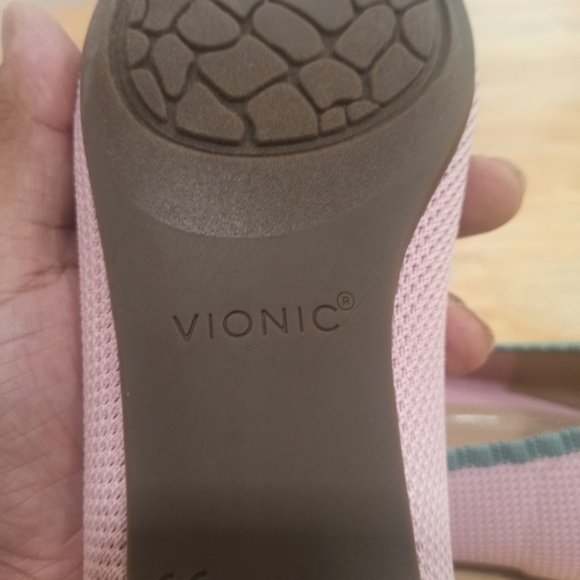Vionic Dahlia Pointed Toe Ballet Flats Comfort Shoes cameo Pink Sz 9.5 New - Picture 13 of 14